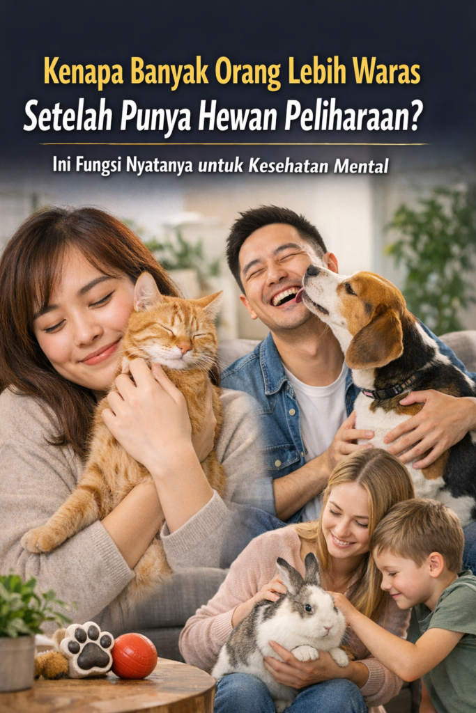 Kenapa Banyak Orang Lebih Waras Setelah Punya Hewan Peliharaan? Ini Fungsi Nyatanya untuk Kesehatan Mental