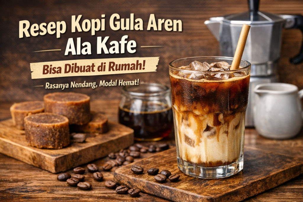 Resep Kopi Gula Aren Ala Kafe, Bisa Dibuat di Rumah: Rasanya Nendang, Modal Hemat!
