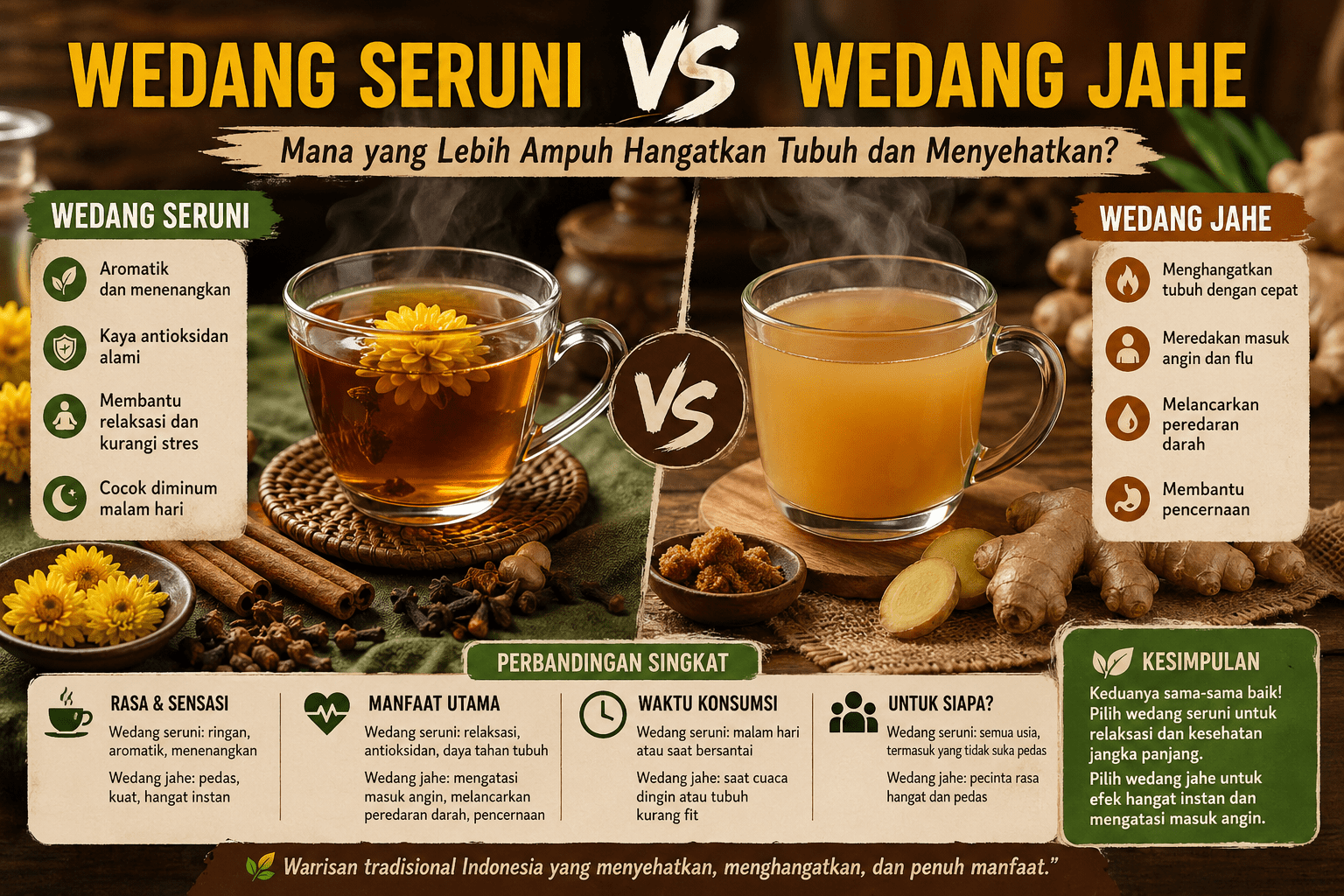 wedang seruni vs wedang jahe