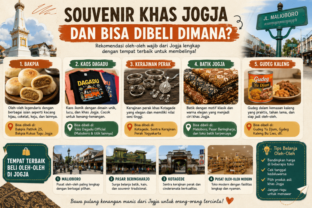Souvenir Khas Jogja yang Paling Diburu Wisatawan, Ternyata Bisa Dibeli di Tempat Ini!